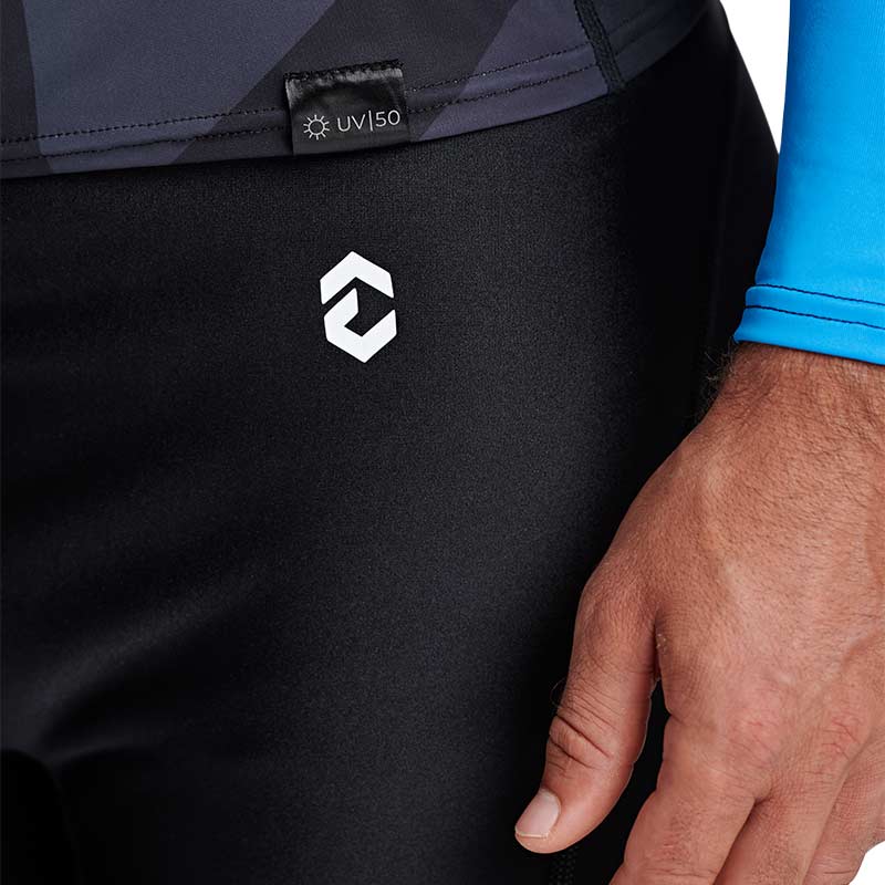 Rg-31 Rashguard Long Sleeve Men Black/Blue Medium