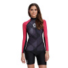 Rg-32 Rashguard Long Sleeve Women Black/Purple